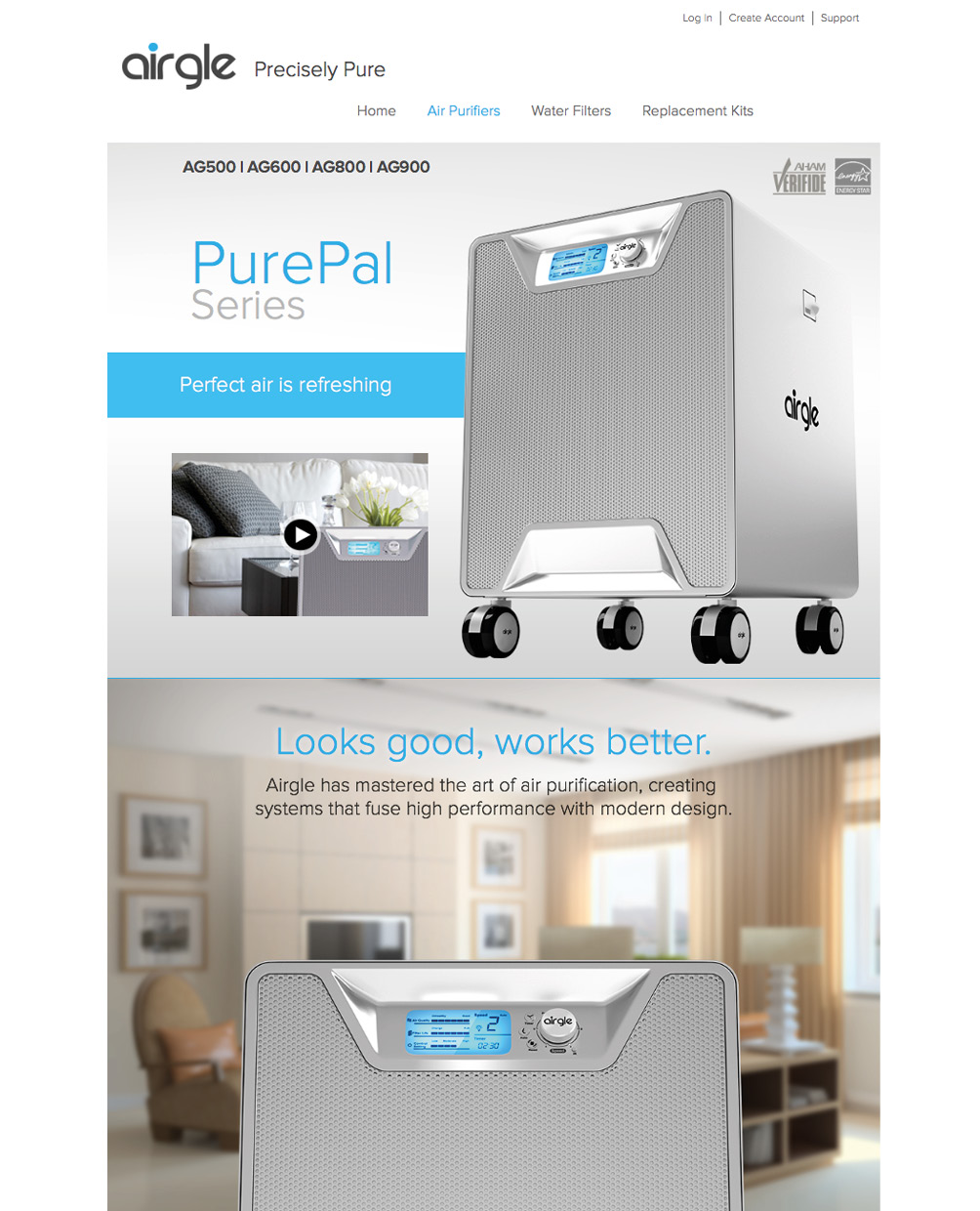 air purifier site
